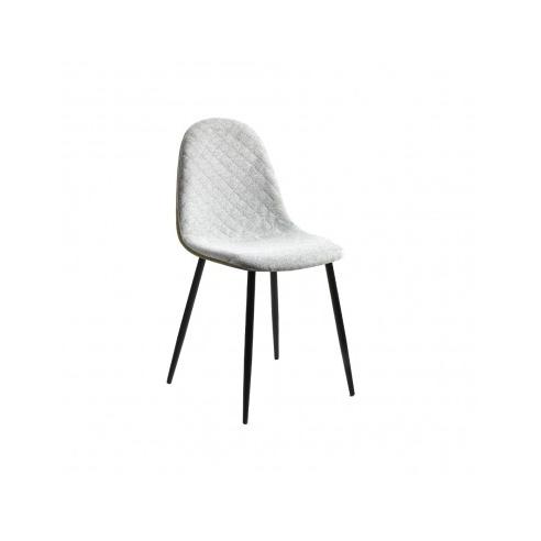 Momma Home - Set de 4 Sillas Richmond - Verde Claro/Oscuro - Ecopiel/Tela - 45x53x87cm - Comedor/salón