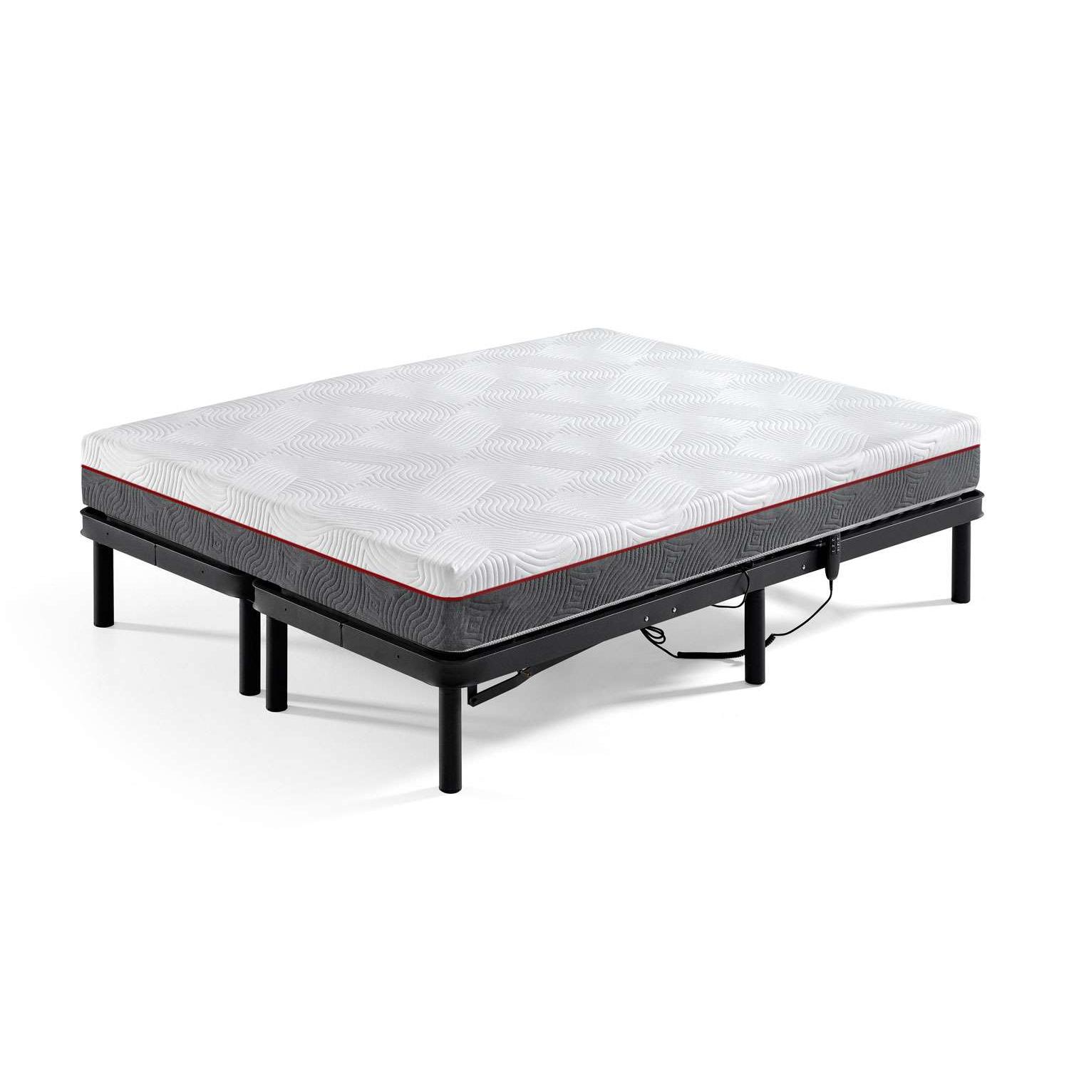 Miroytengo Colchón Nexus Air Flow con Nucleo flexible firmeza media-alta transpirable 20 cm alto 105x190 cm
