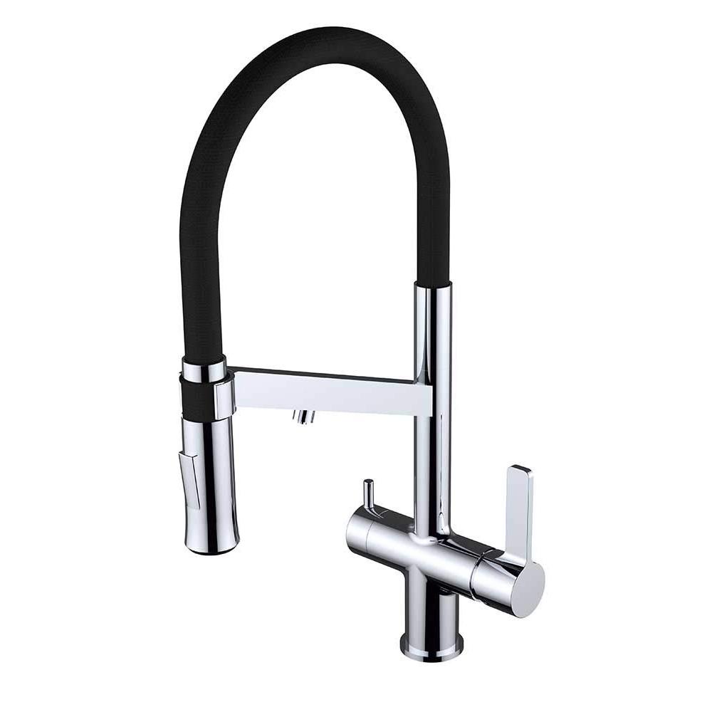 Clever 60729 Grifo de Cocina Chef Wt19 para Equipos de Calidad del Agua Econature Cold Open, Cromado