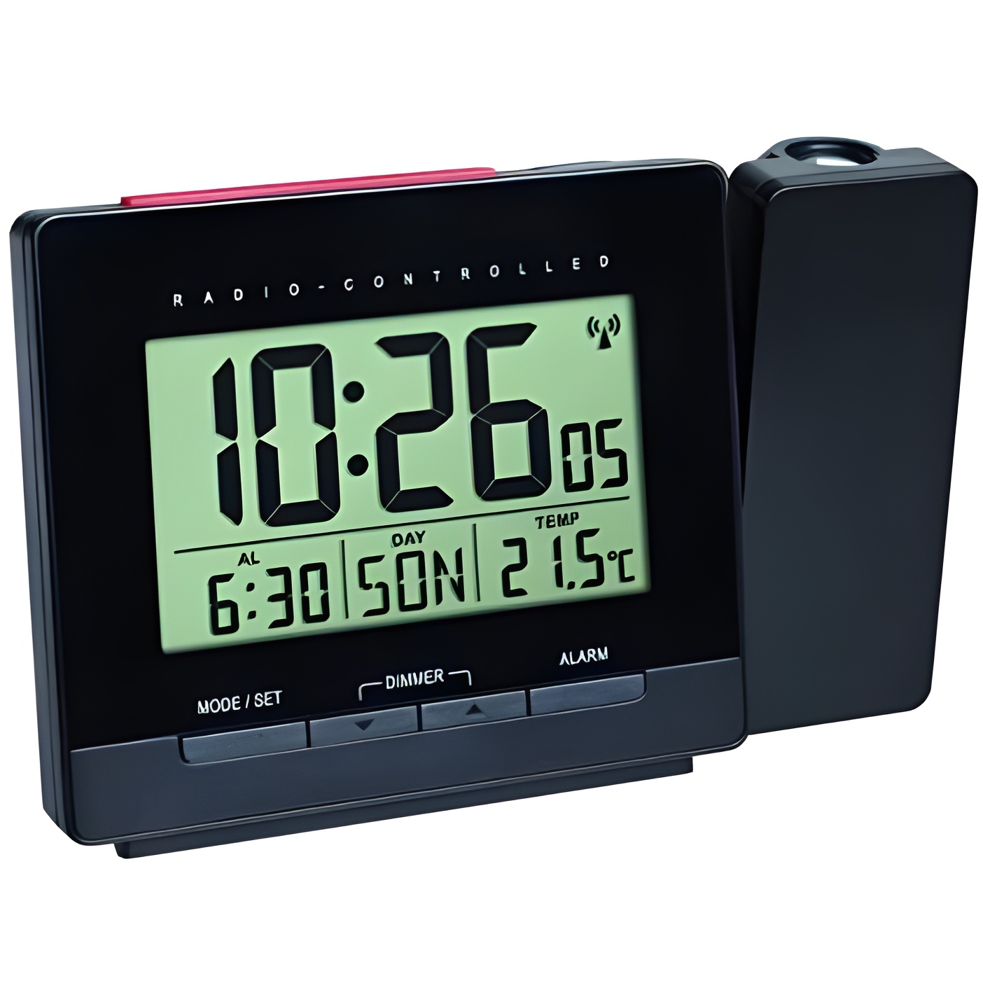 Tfa-dostmann Reloj Despertador con Proyector y Fuente de Alimentación TFA Dostmann Negro