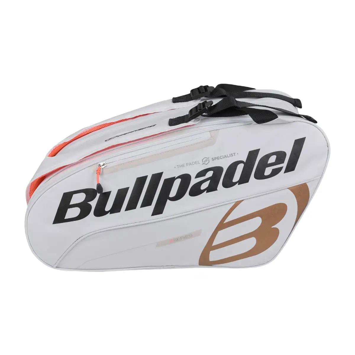 Paletero para Pálas de Padel Paletero Bullpadel Tour Blanco