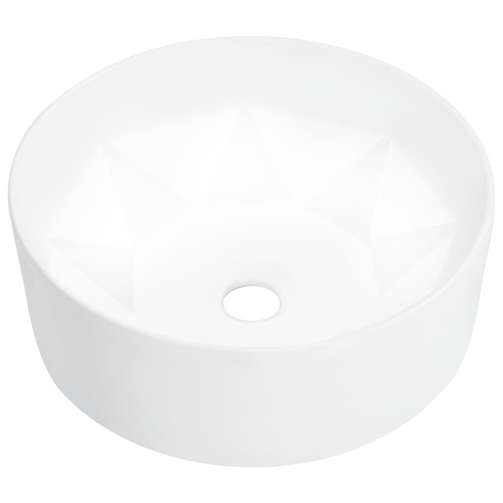 vidaXL Lavabo 36x14 cm Cerámica Sanitario Baño Servicio Grifería Aseo Color Blanco,  Negro, y mas