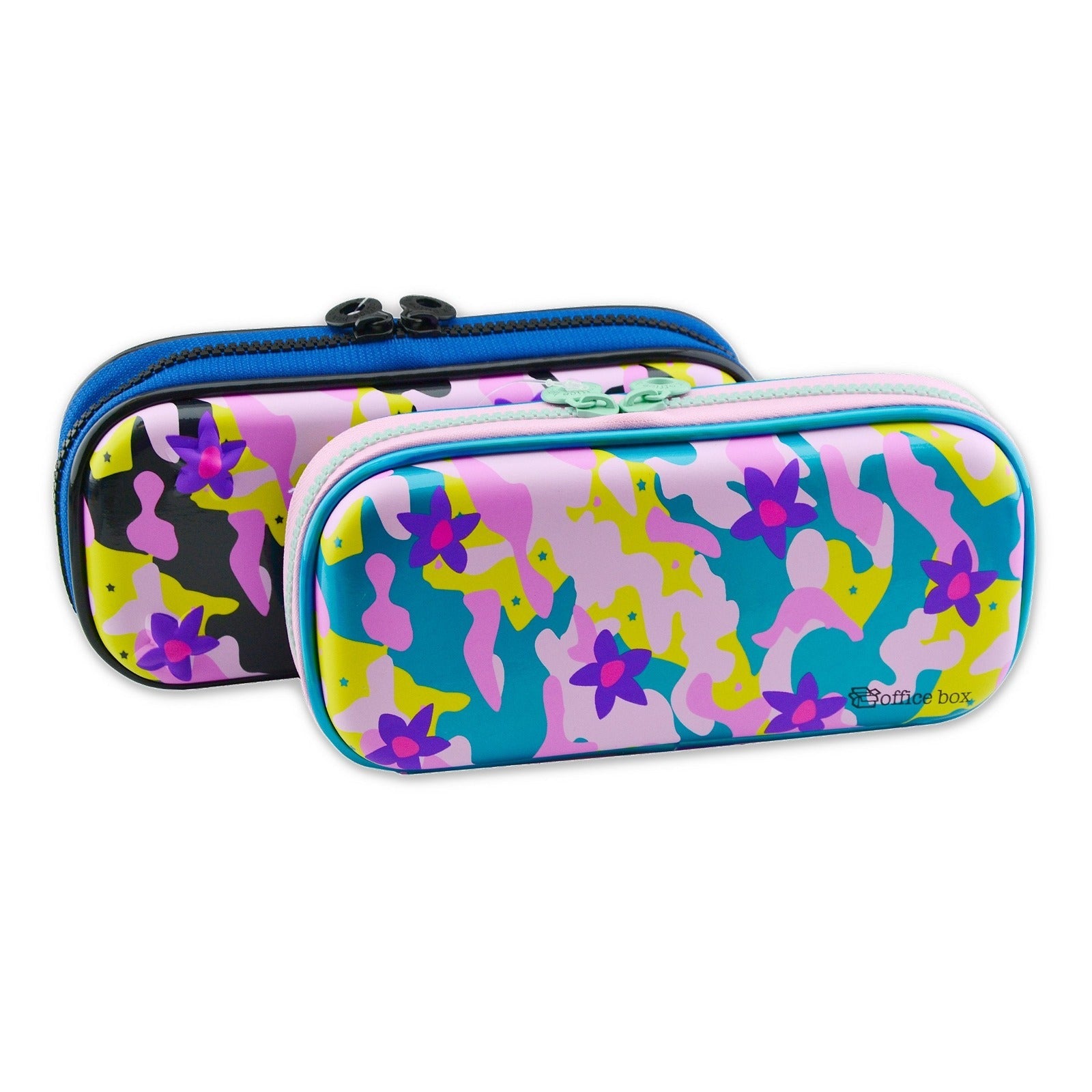 Estuche 3D Magic con Cuerpo Rígido en EVA con Relieve. Modelo Stars Rosa
