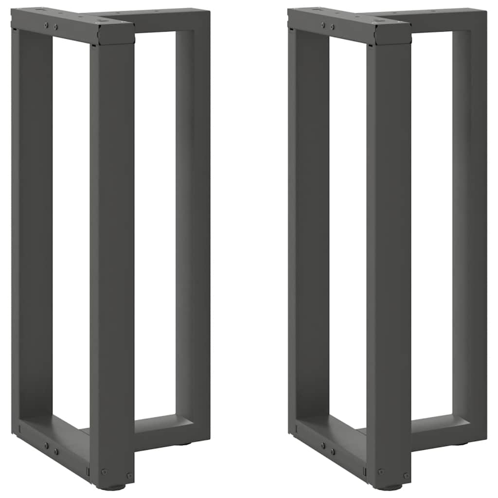 vidaXL Patas para mesa de bar en forma de T (2 unidades) 50 x 35 x (90-91) cm, acero