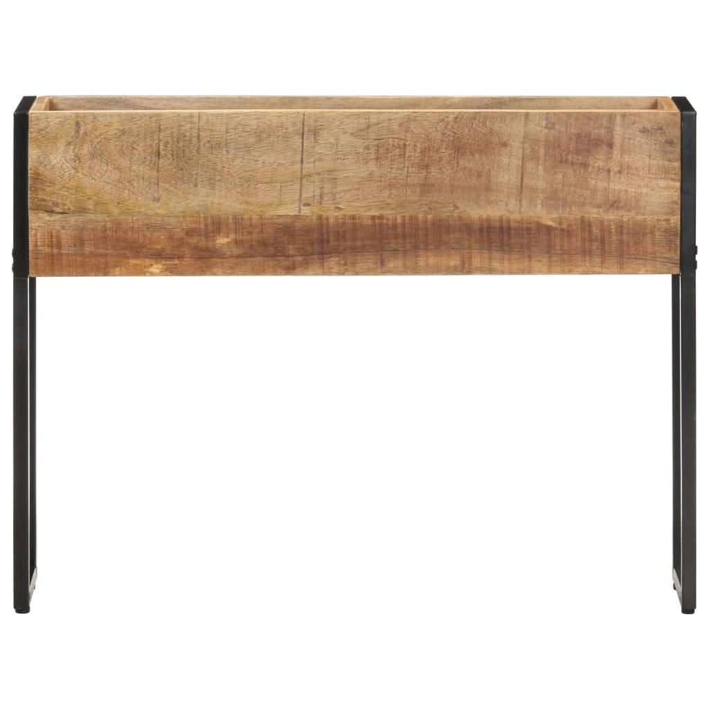 vidaXL Jardinera de madera de mango rugosa Dimensiones 90 x 20 x 68 cm,  60 x 20 x 68 cm,  y mas