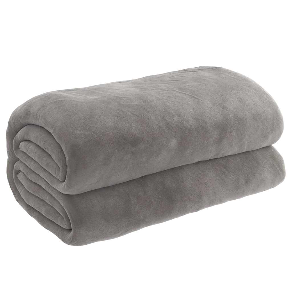 vidaXL Manta con peso con funda tela gris 200x200 cm 9 kg