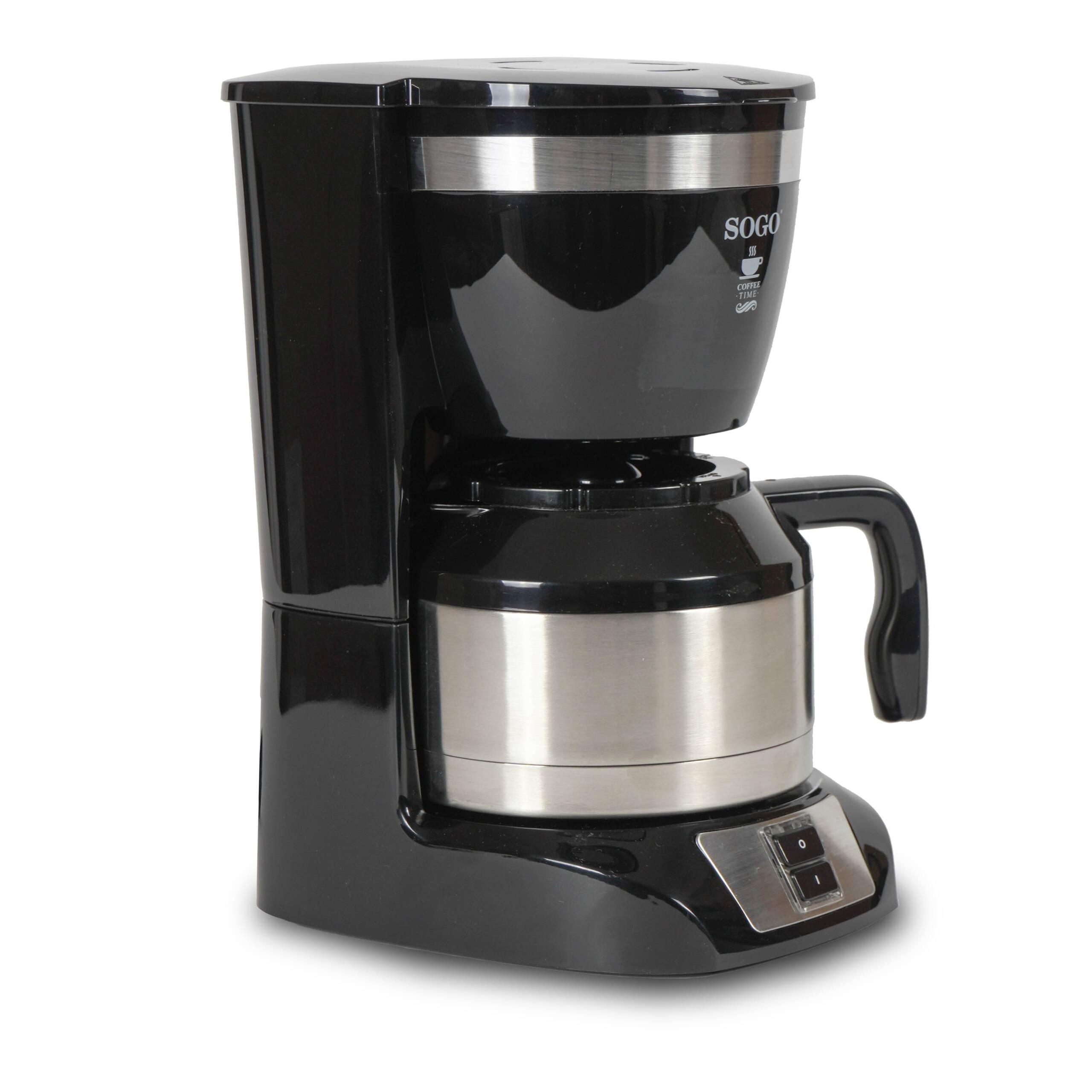 Cafetera Goteo -1L -10 Tazas Con Jarra Termo Inox-800W