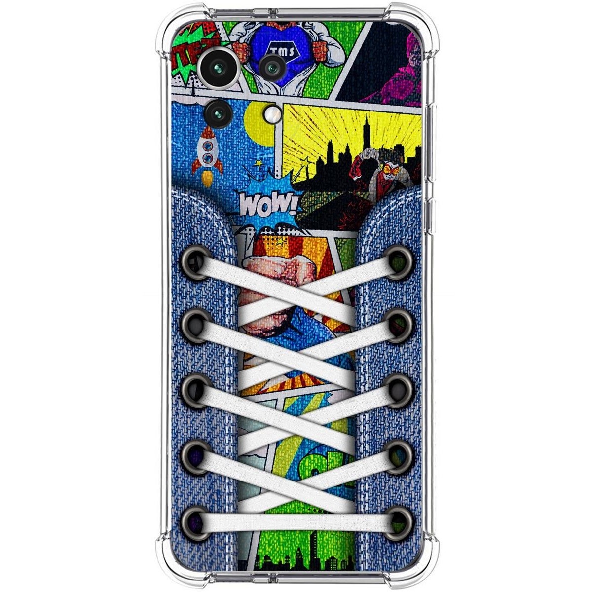 Tumundosmartphone Funda Silicona Antigolpes para Xiaomi Mi 11 Lite 4G / 5G / 5G NE diseño Zapatillas 14 Dibujos