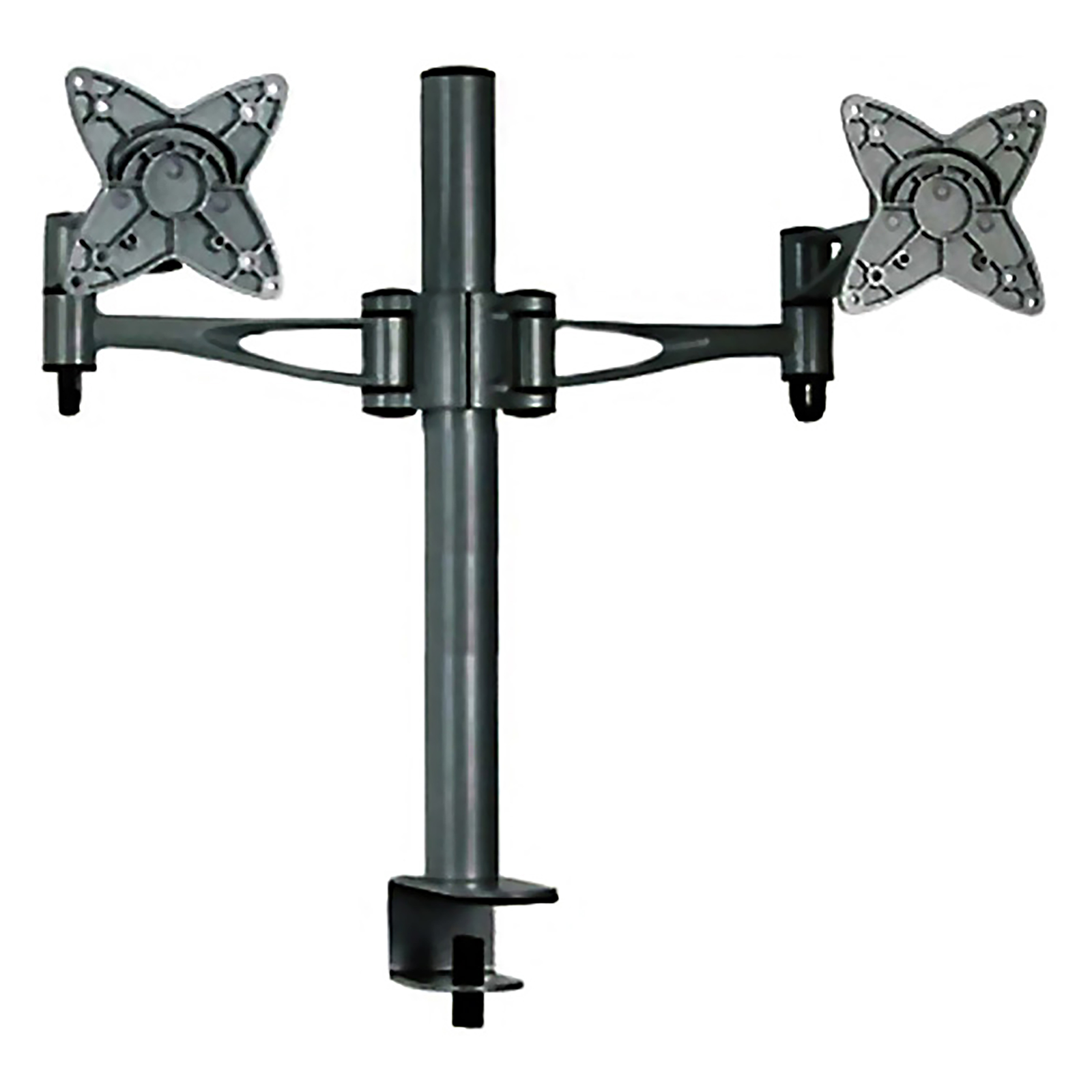 Soporte de mesa para 2 pantallas VESA 75/100 en horizontal - BeMatik