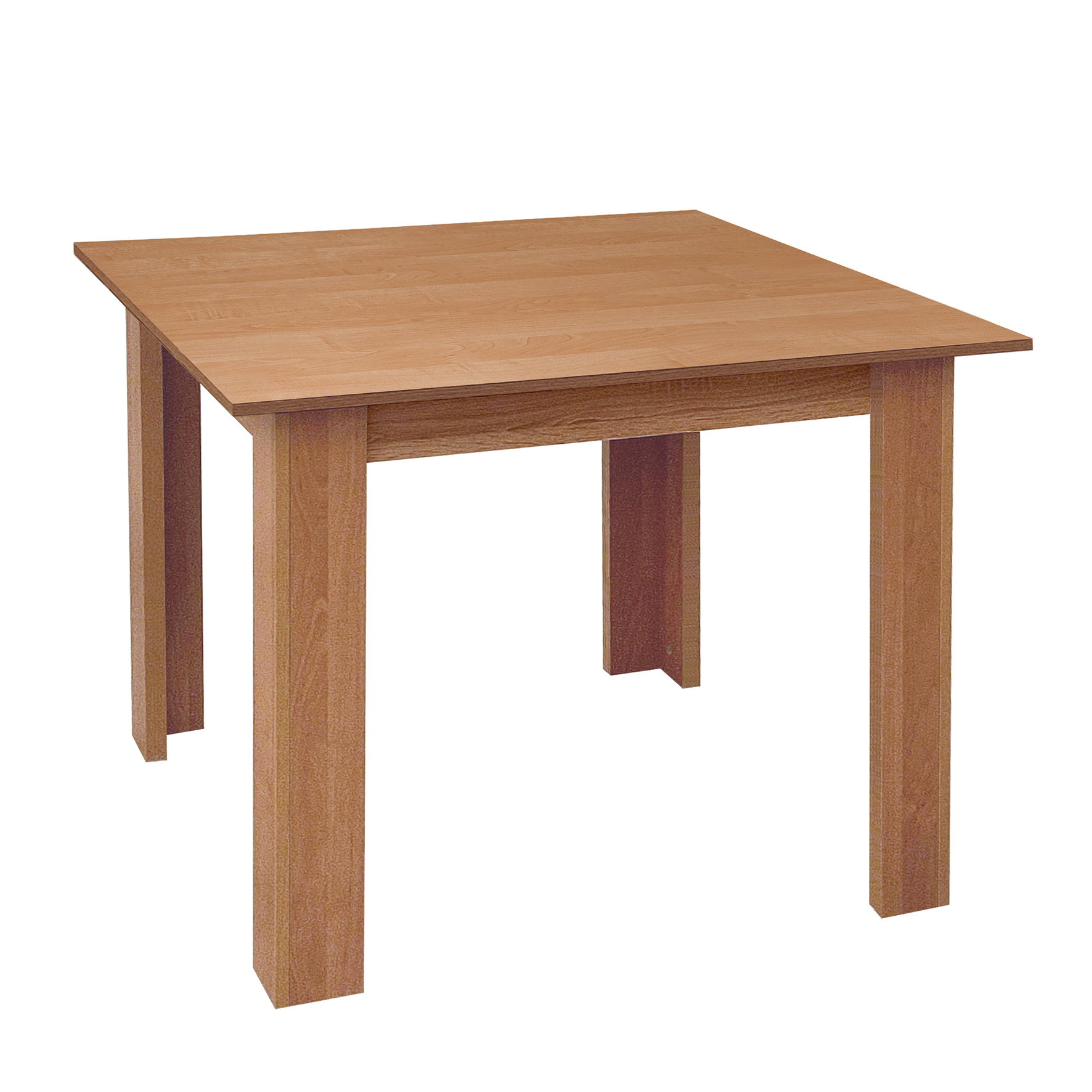 Venprodin - Mesa Funcional 2 Plazas 90X90 Blanco - Cerezo - Cambrian