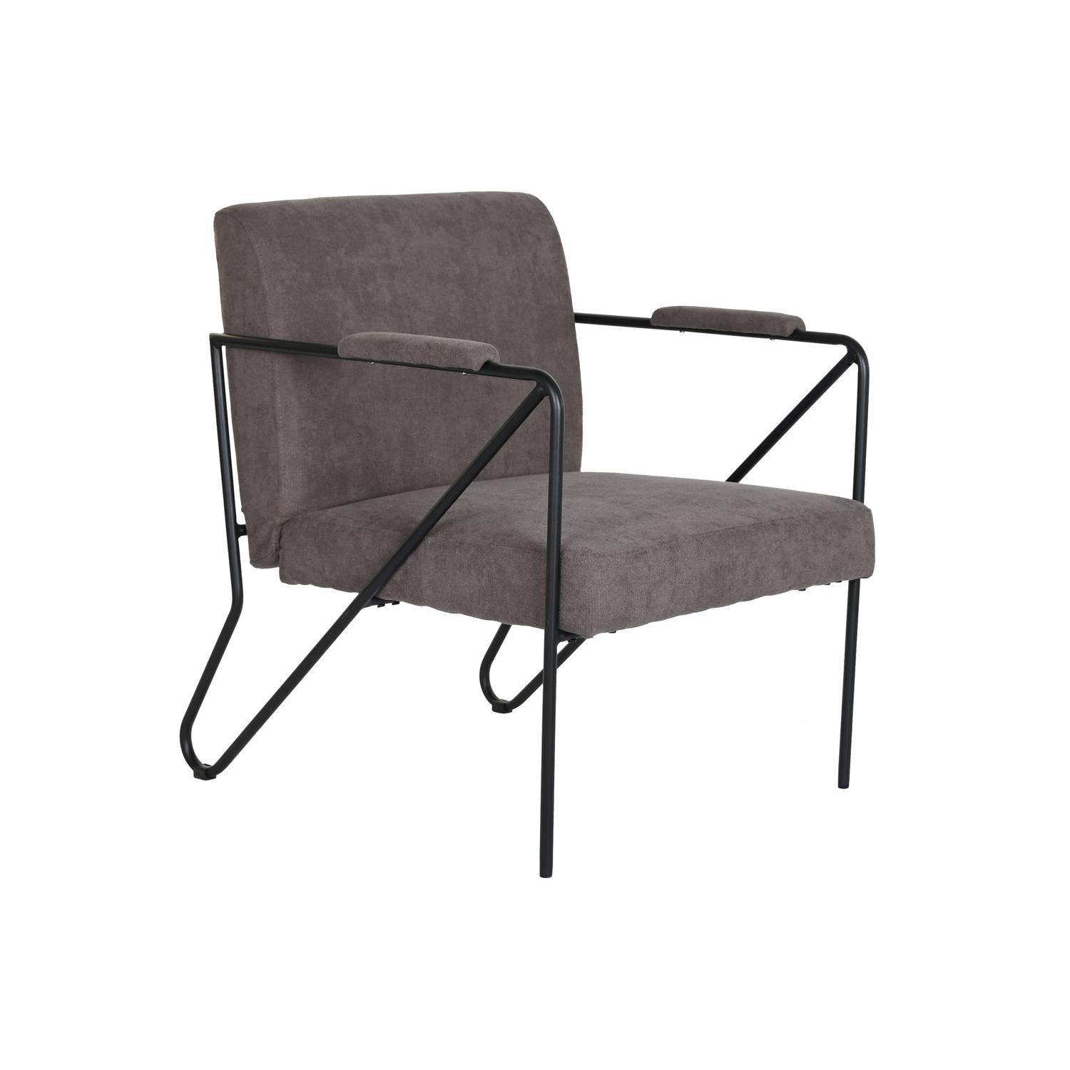 Butaca Poliester Metal 64X69,5X76 Gris