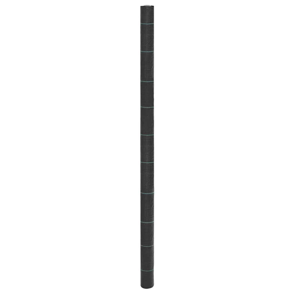 vidaXL Membrana para malezas PP negra 2x200 m