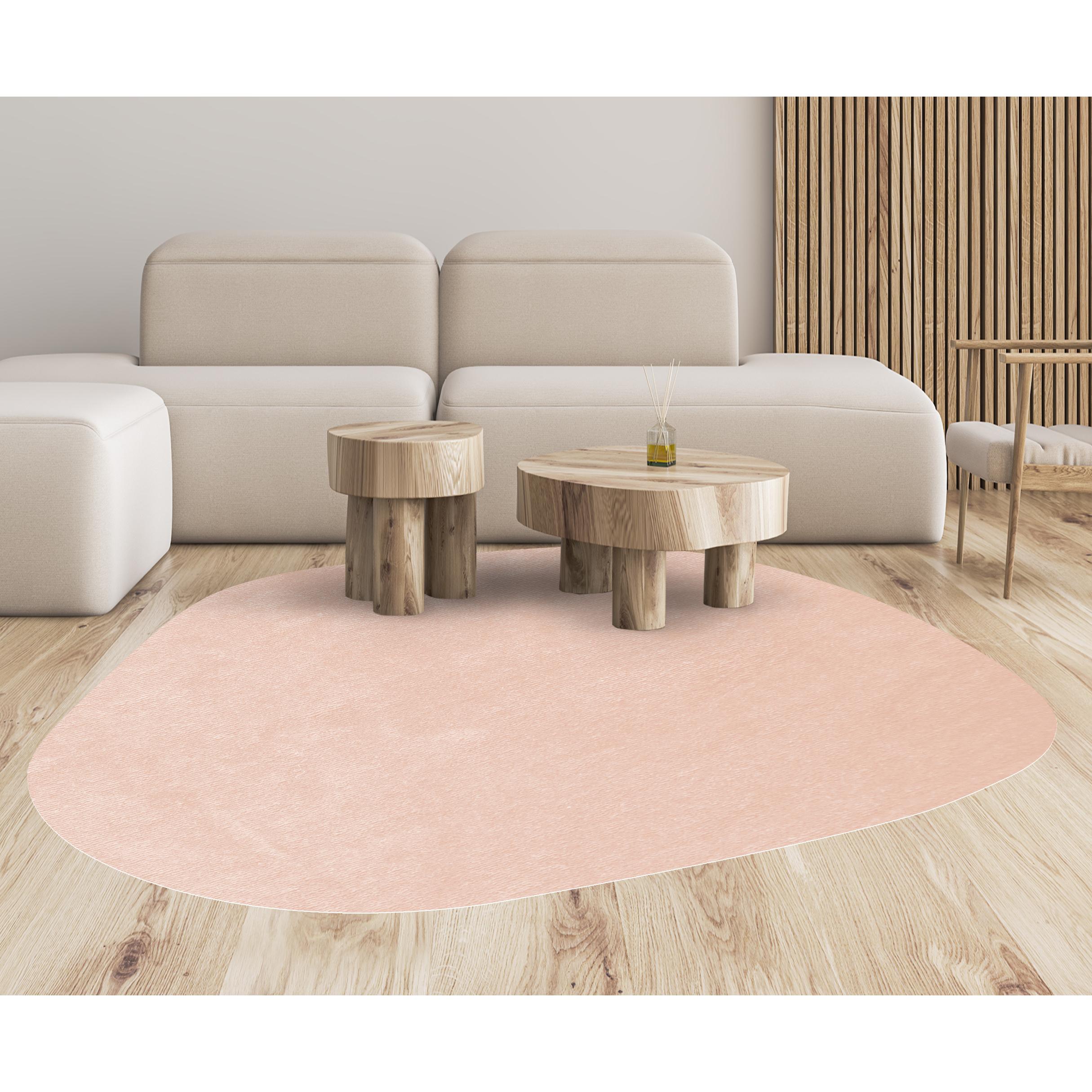 VINILIKO, Alfombra de vinilo Forma Color Rosa 65x80