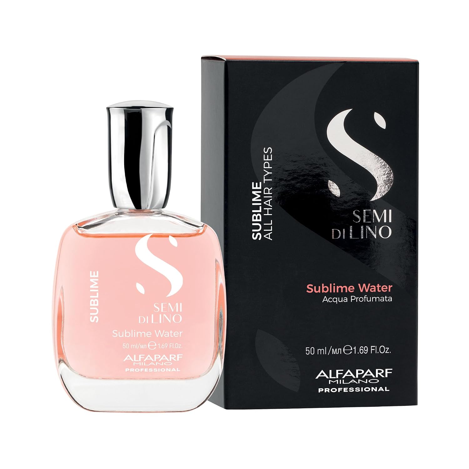Alfaparf Milano Semi di Lino Sublime Water 50 Ml. / Agua Perfumada para Cabello y Cuerpo / Fragancia Verde y Floral / Aporta Frescura, Brillo y un Toque Perfumado.
