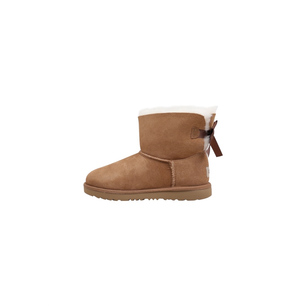 UGG MINI BAILEY BOW II Botas Planas Niña Cuero