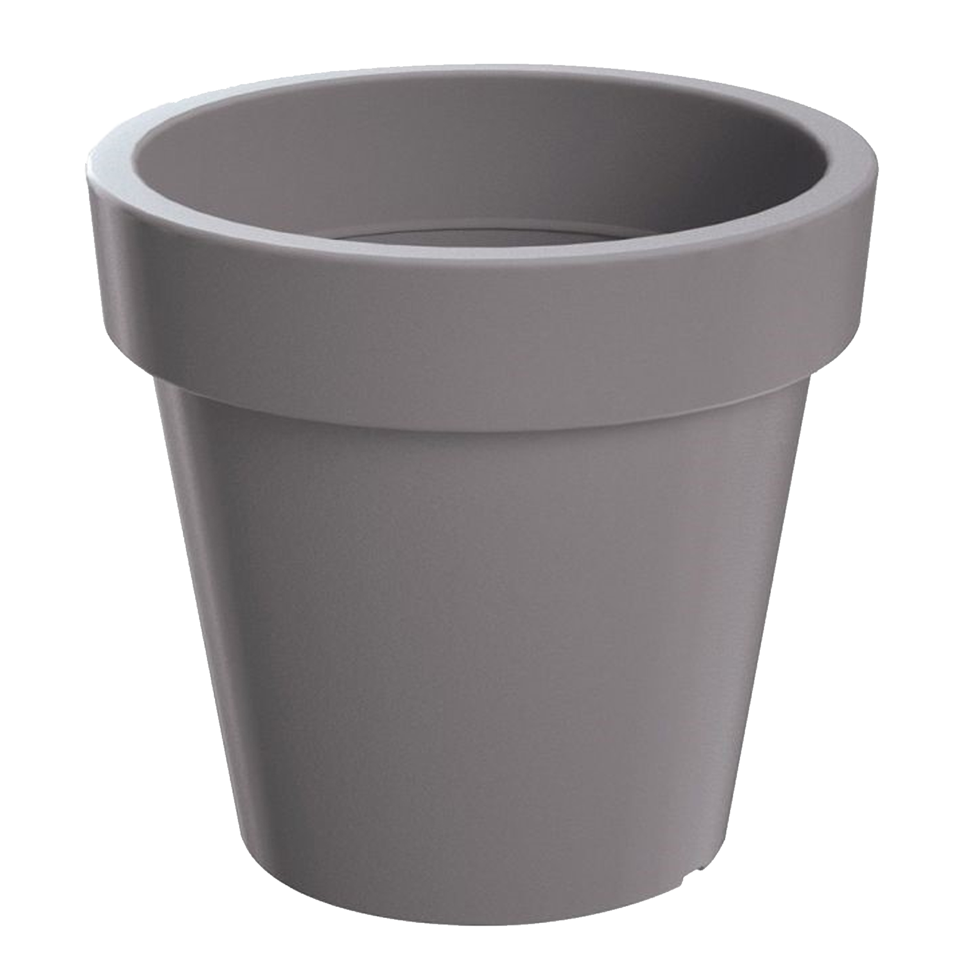 Maceta Prosperplast LEXO ROUND 212L Gris Piedra para Jardín
