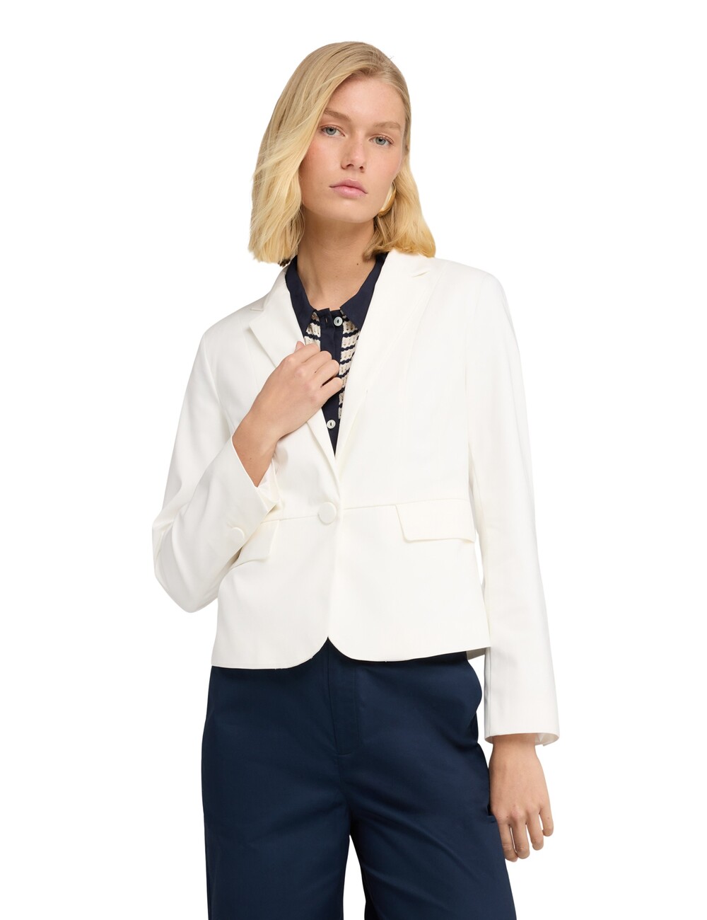 Motivi - Blazer sastre en mezcla de algodón