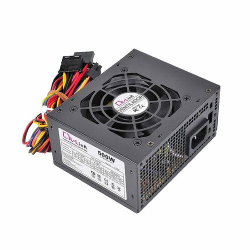 FUENTE ALIMENTACION 500W L-LINK LL-PS-MICRO-500-CAB 2SATA 8CM MICRO ATX