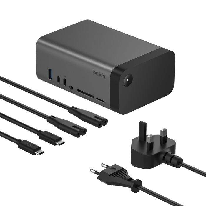 Cargador Belkin INC020KQSGY  | Oficina, 11 puertos, Carga 96W, Triple pantalla, Compacto