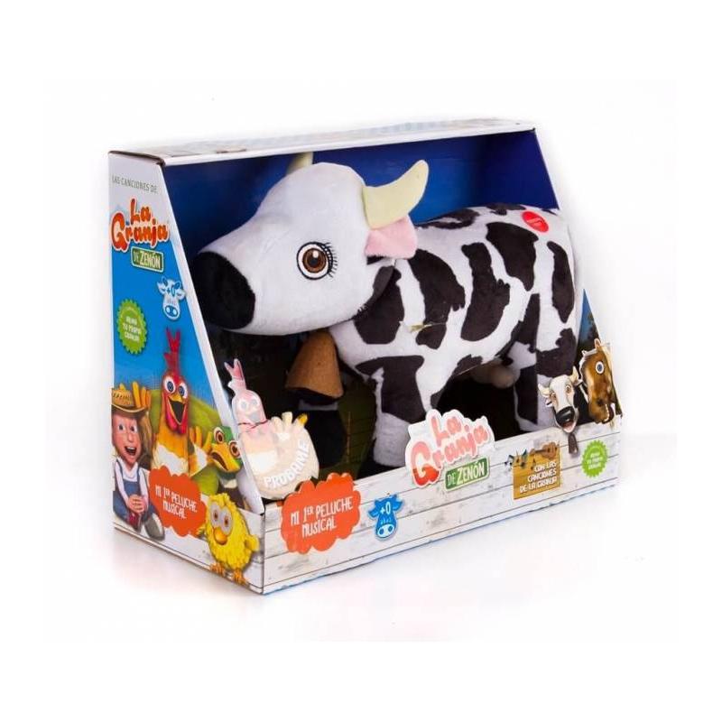 PELUCHE VACA LOLA MUSICAL LA GRANJA DE ZENÓN DE BANDAI