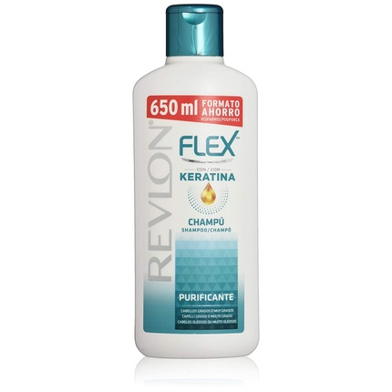 REVLON Flex Keratin Champú Purificante Cabello Graso 650 ml
