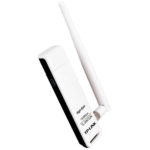 Usb wifi tp-link wn722n 150mb high gain 1 detachable antenna