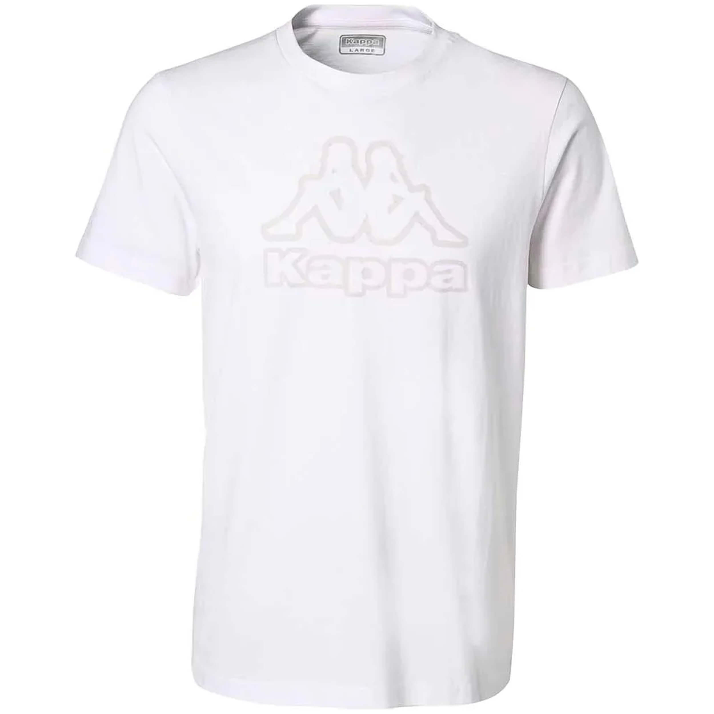 Camisetas De Manga Corta Kappa para Hombre en color Blanco
