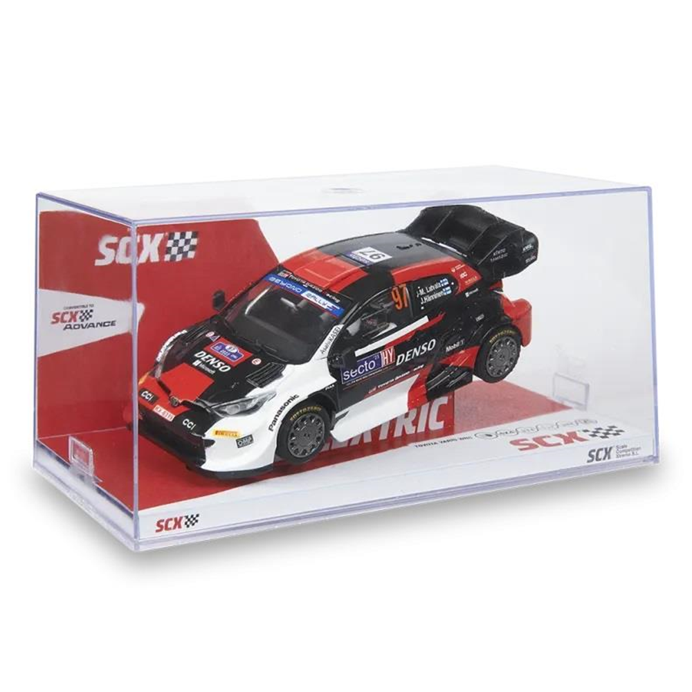 Coche Toyota Yaris WRC. Decoración Latvala Finland  año 23 Classic (Scalextric U10555S300)