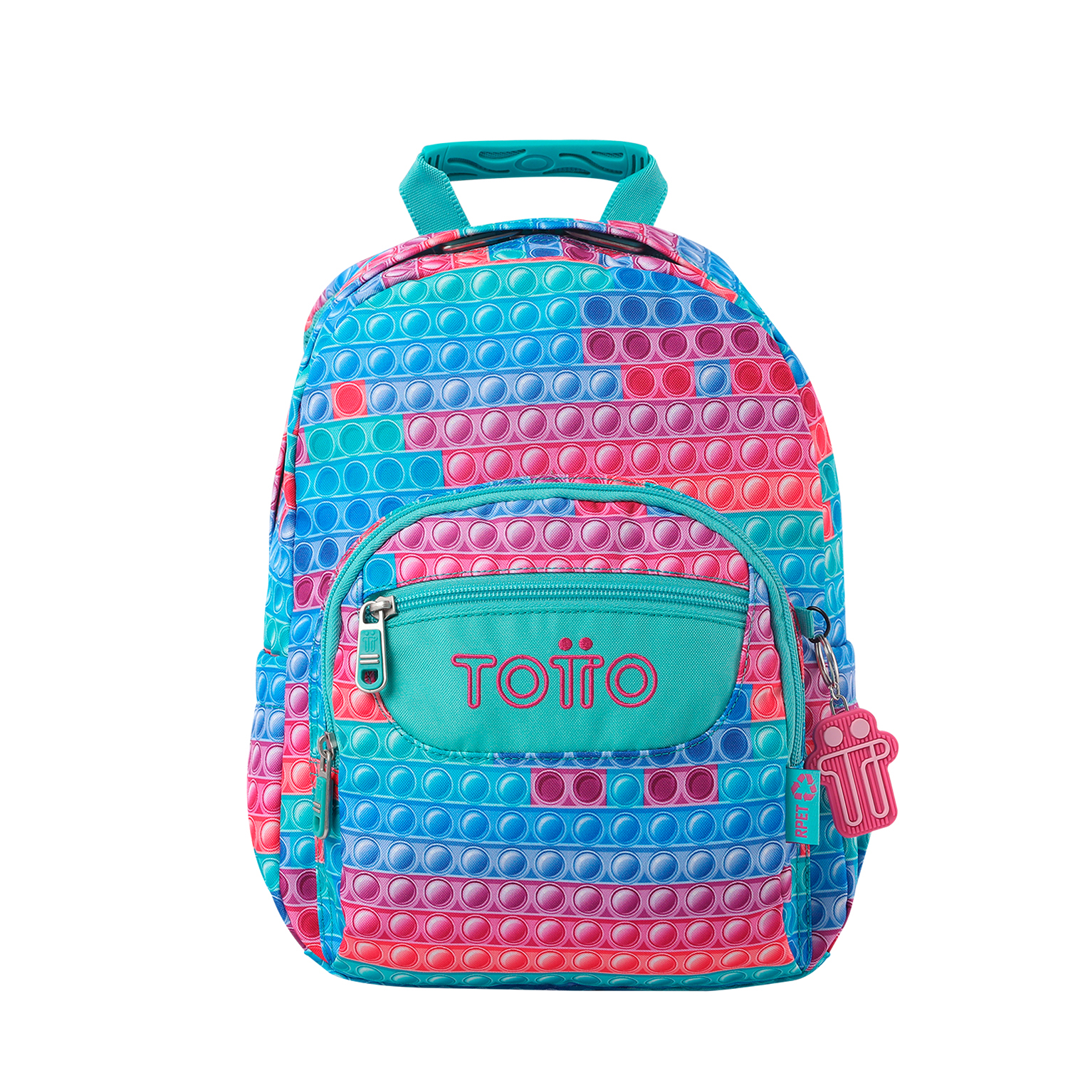 Totto Mochila escolar Tempera Material: Poliéster 27 x36.5 x12 cm