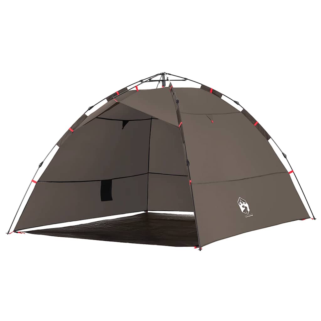 vidaXL Tienda de pesca 4 personas apertura rápida tienda de campaña Color Camuflaje,  Marrón,  Verde oliva y mas