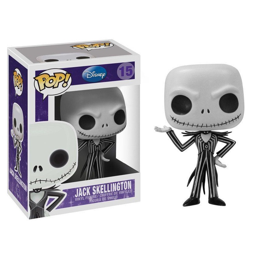 FUNKO POP! PESADILLA ANTES DE NAVIDAD - JACK SKELLIGTON, 2468, Nº15, TIENDA CON LICENCIA OFICIAL