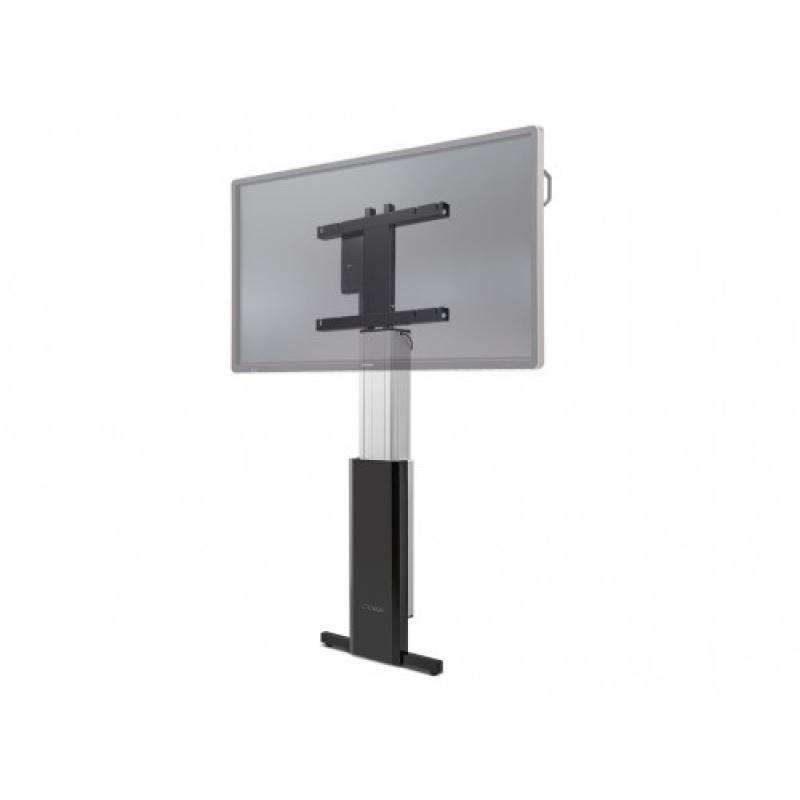 Ctouch 10080250 Soporte De Pie Para Pantalla Plana 2,18 M (86") Soporte De Suelo Con Ruedas Para Pantalla Plana Aluminio, Negro