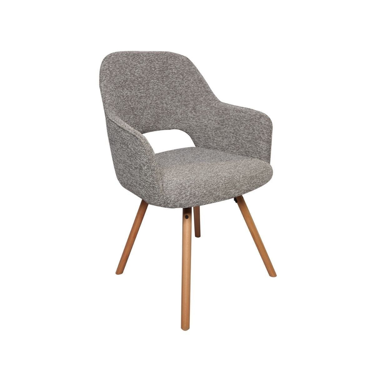 Pack de 2 sillas Rimor diseño giratorio con reposabrazos 87,5x60x55 cm Adec
