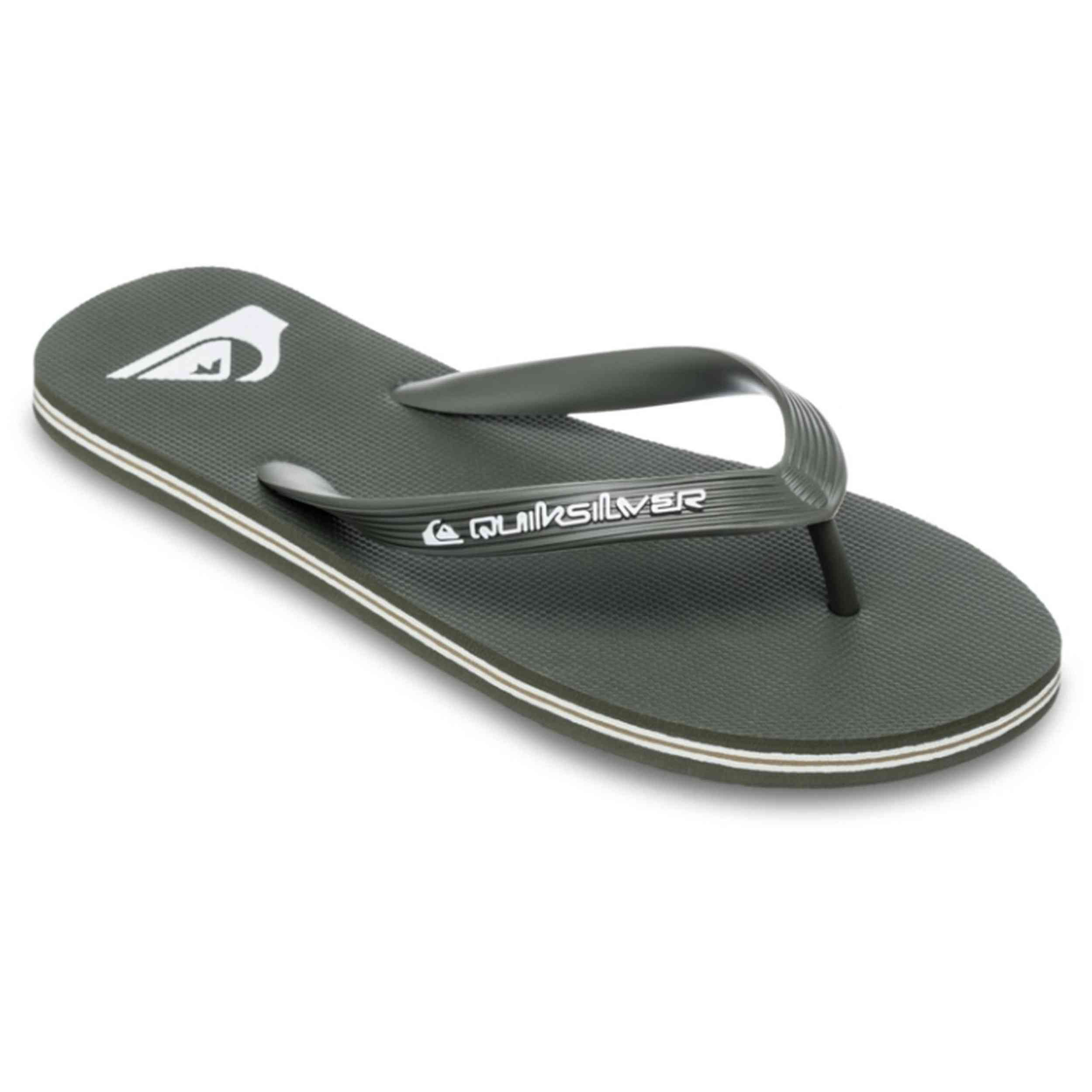 Chanclas Quiksilver modelo Molokai Core (Kha) en color Verde