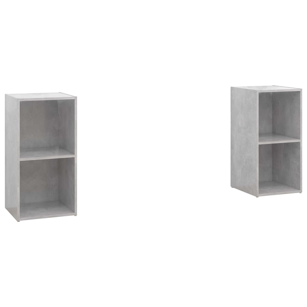 vidaXL Muebles para TV 2 uds madera de ingeniería 72x35x36,5 cm, Mueble de Salon, Mueble TV, Mueble TV salon, Mesa de TV, Mueble tele