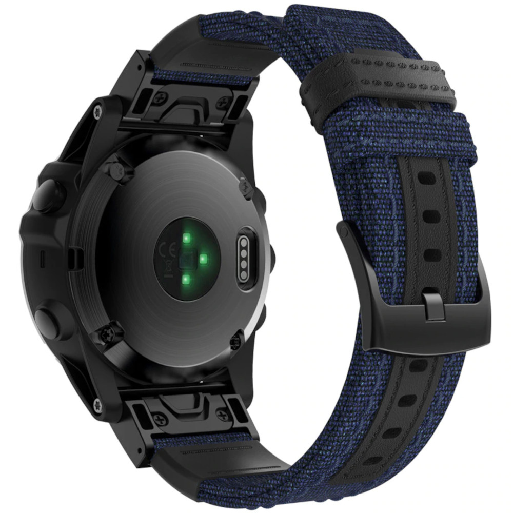 Correa de Nylon para Garmin Fenix 8 - 47mm / Fenix 7 / Fenix 6 / Forerunner 935 / Approach S60, Brazalete de Nylon Balístico Conectores Quickfit 22mm