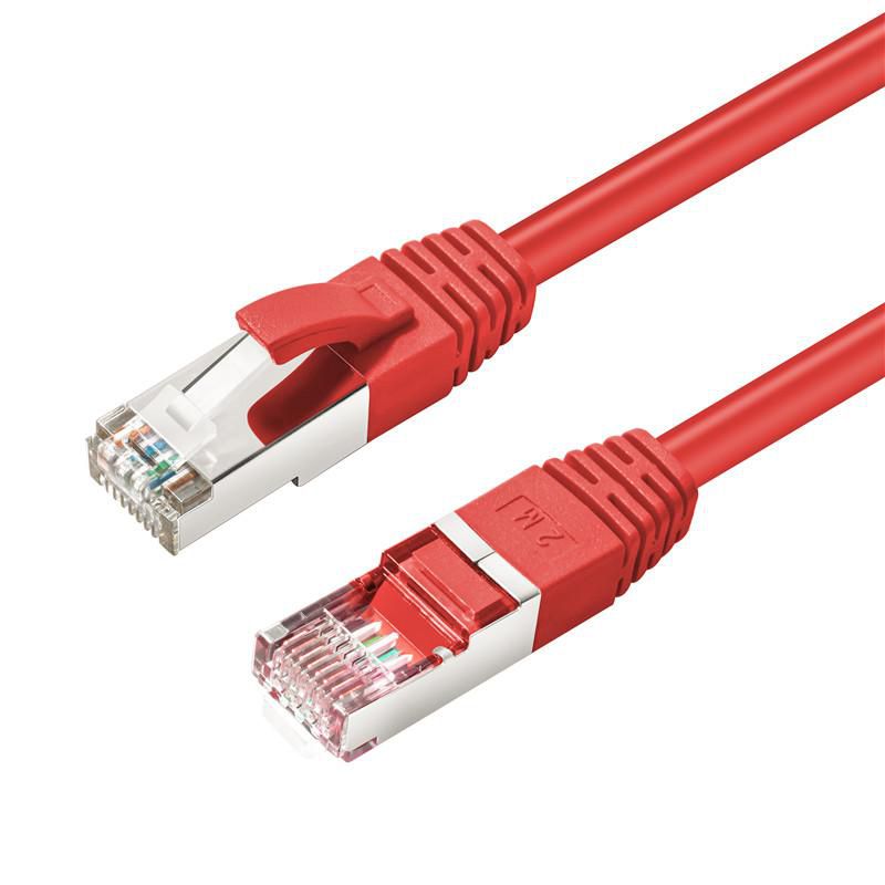Microconnect Cable de Red Cat6a S/FTP 2m Rojo LSZH Alta Velocidad