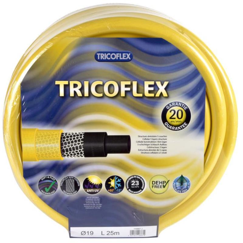 Hozelock manguera tricoflex amarilla 5 capas  19 ø x 25 m 116887