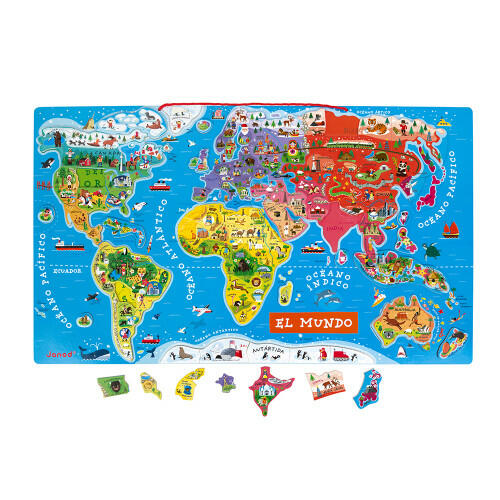 Puzzle Magnético Atlas Mundial