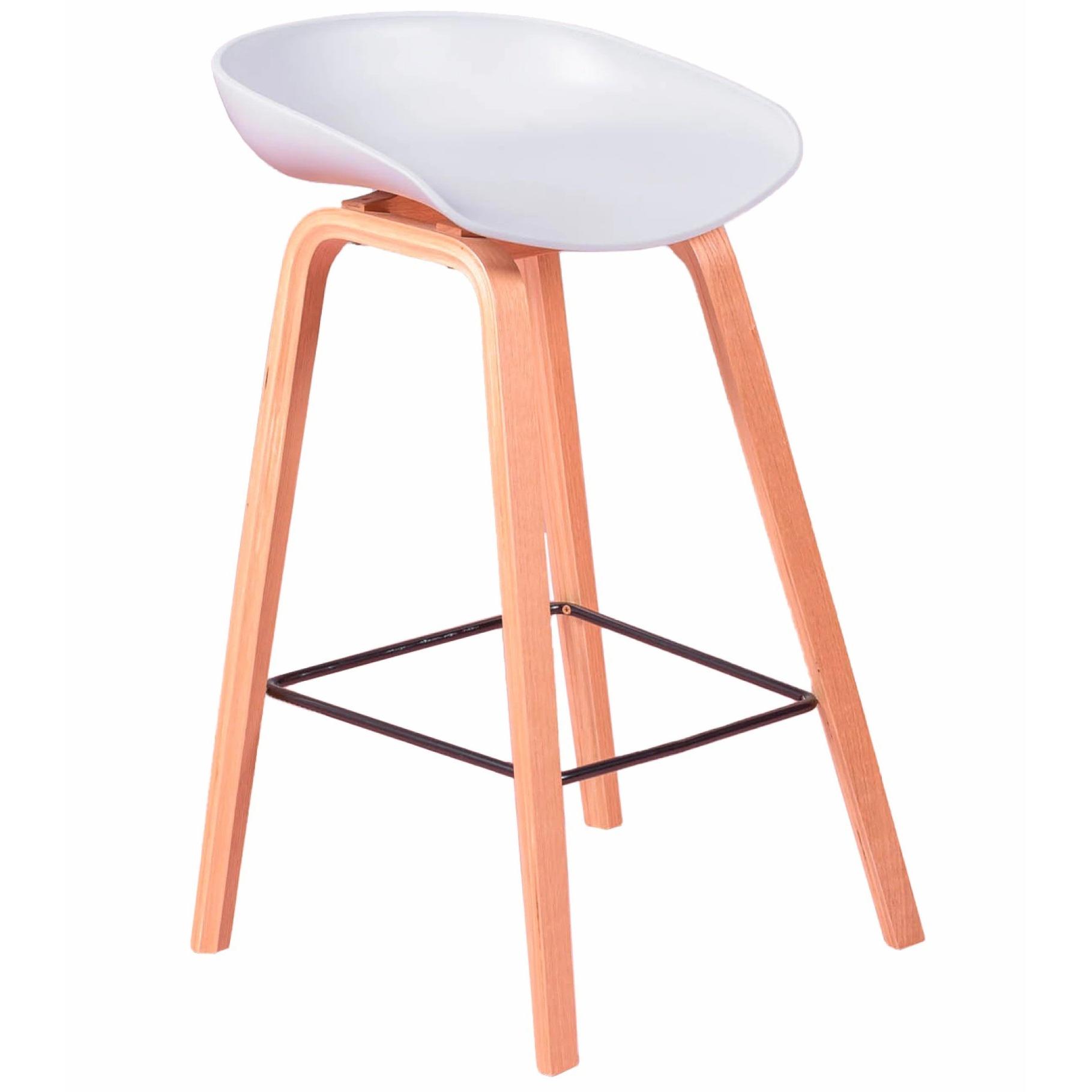Nest Dream - Taburete nórdico con patas de madera de haya (63cm) - Daxer