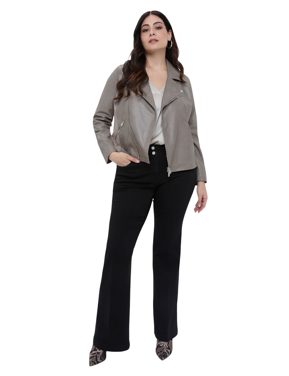 Fiorella Rubino - Jeans Flare lavado black