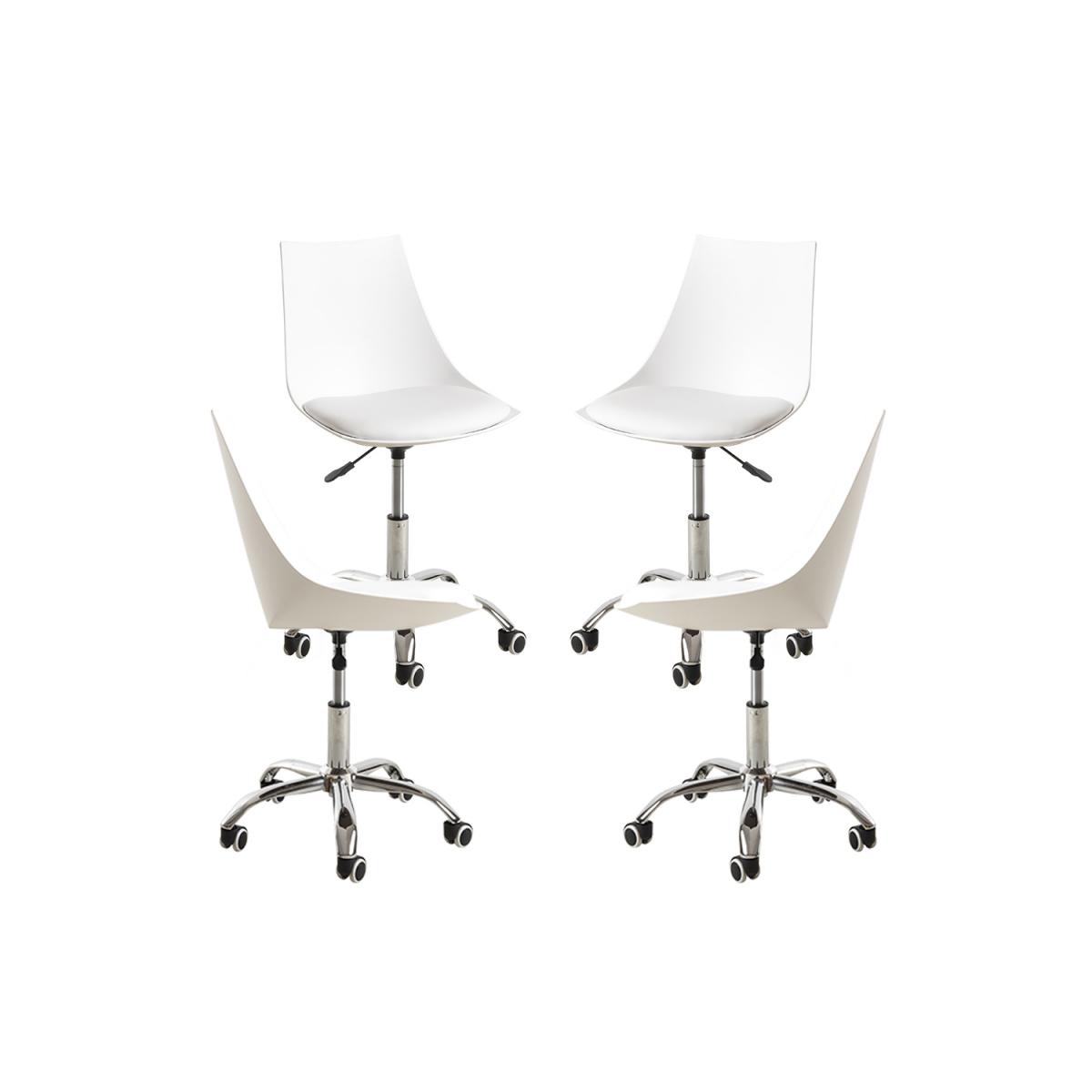 Regalos Miguel - Packs Sillas - Pack 4 Sillas Blok Office - Blanco