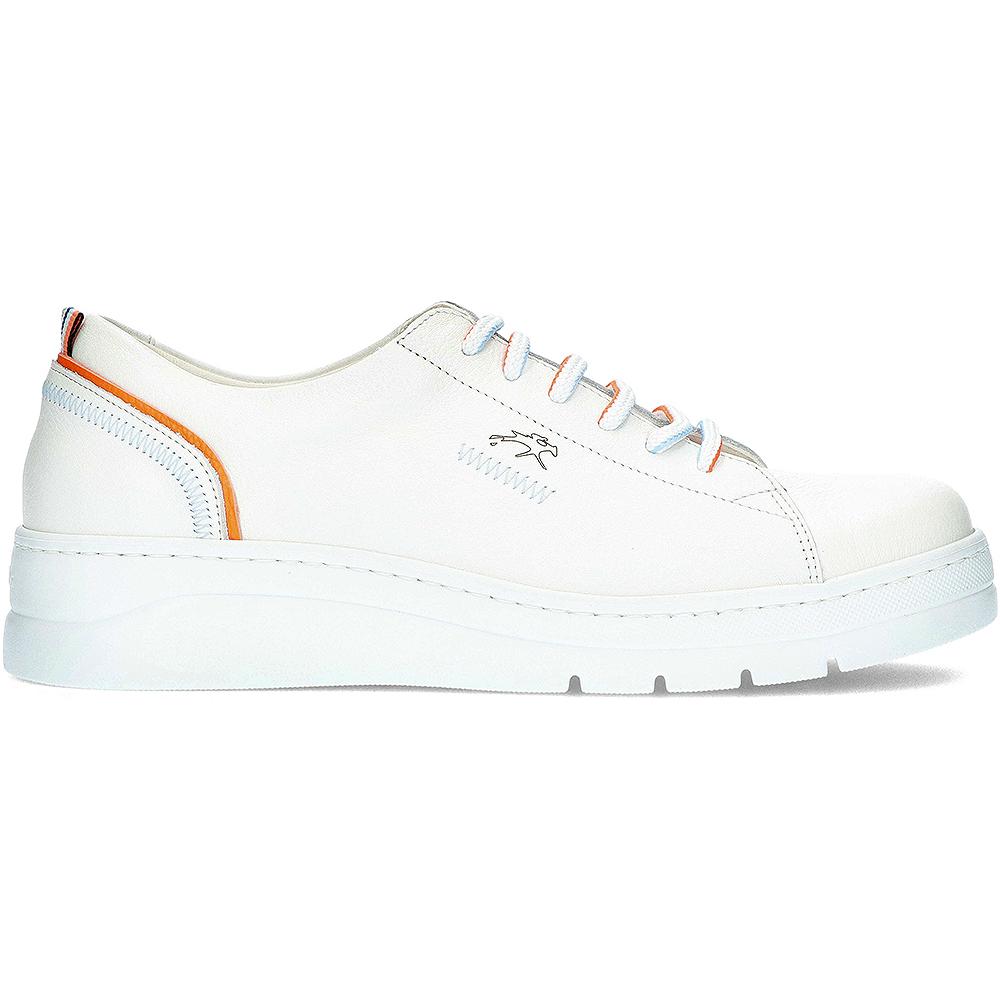 Zapatillas Fluchos Indios F1422 Blancas | Cuero Auténtico | Cómodas