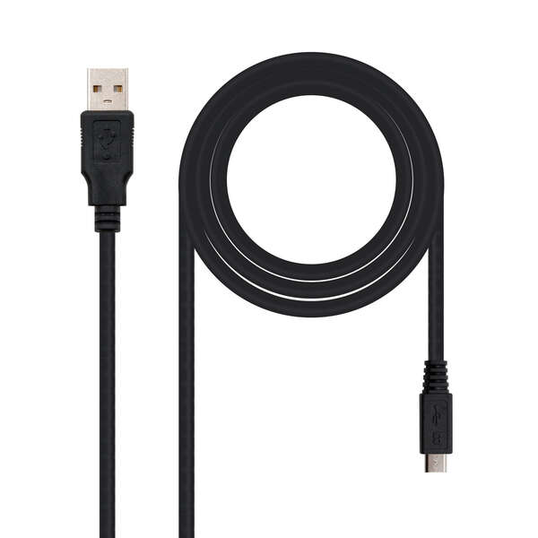 Nanocable cable usb-a 2.0 macho a micro-usb macho 3m