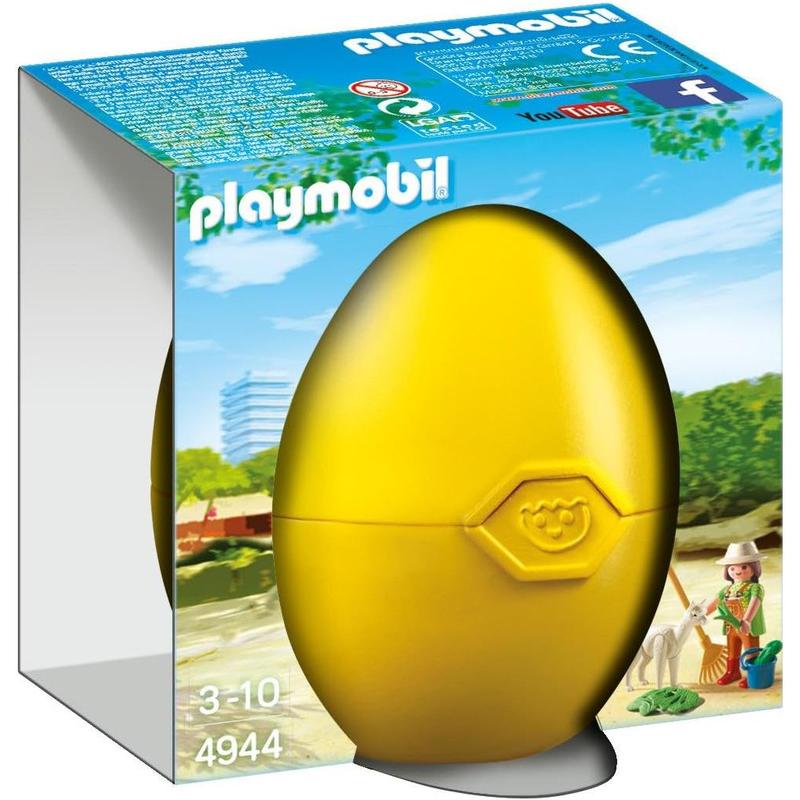 Playmobil - Cuidadora con Alpaca PLAYMOBIL 4944 - Minifiguras