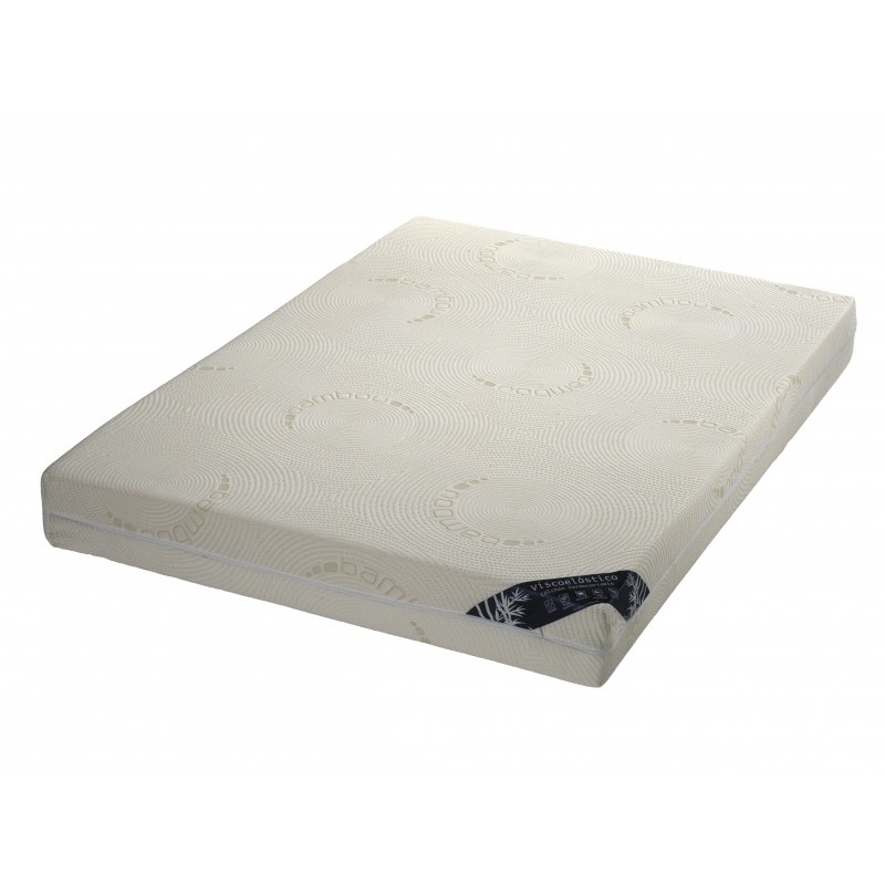 Todocama - Colchón viscoelástico con núcleo HR Bambou 21cm con funda Hipoalergénica