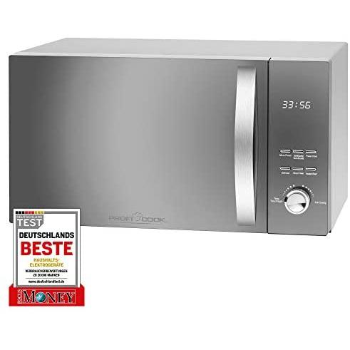 Proficook Microondas 3 en 1 con Aire Caliente y Parrilla 23 Litros 9 Programas Automáticos