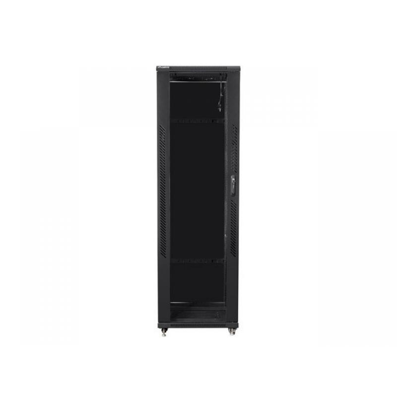 Lanberg Armario rack 19" autoportante 42u/600x1000 (paquete plano), negro