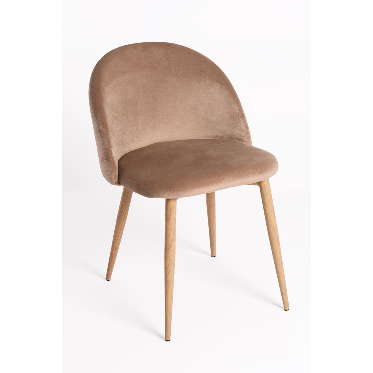 Regalos Miguel - Packs Sillas Comedor - Pack 6 Sillas Vint Terciopelo - Champán