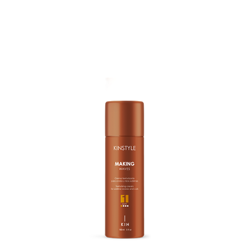 Kin Cosmetics Crema Texturizante para Ondas Flexibles y Rizos Definidos 150Ml
